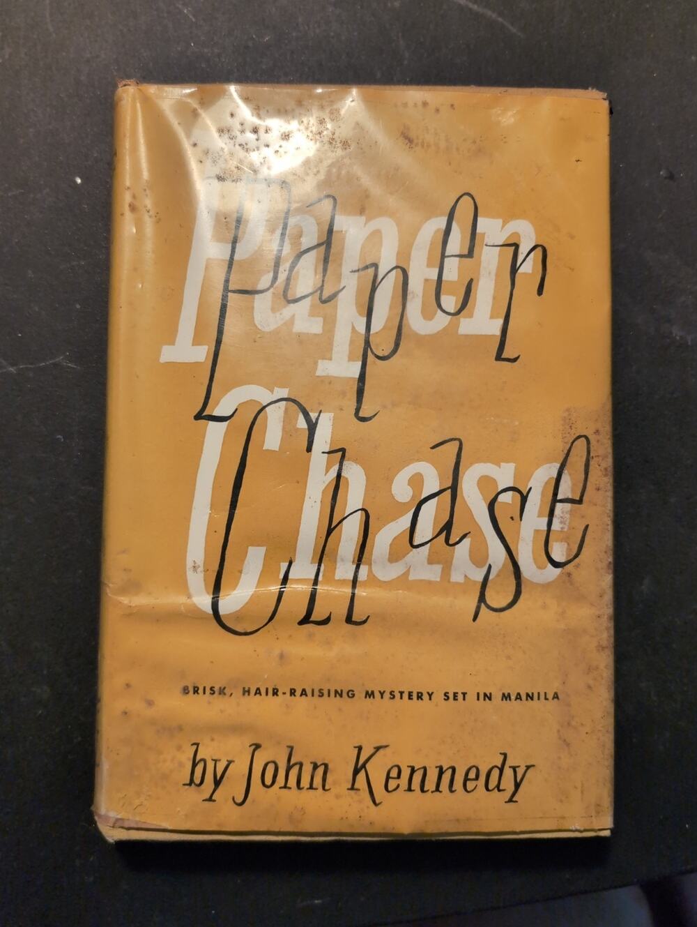 John Kennedy / PAPER CHASE 1st Edition 1956 With Cover Vintage HC DJ VTG